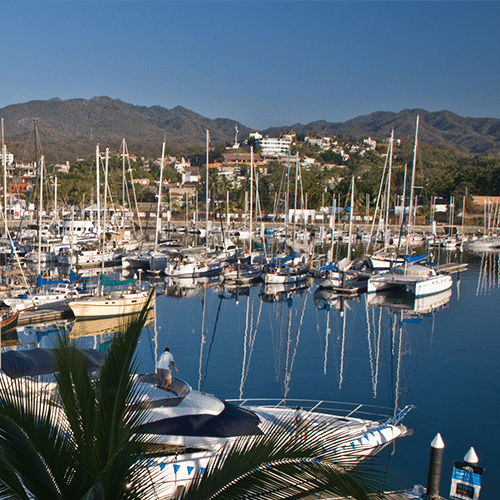 Marina in La Cruz Riviera Nayarit Mexico