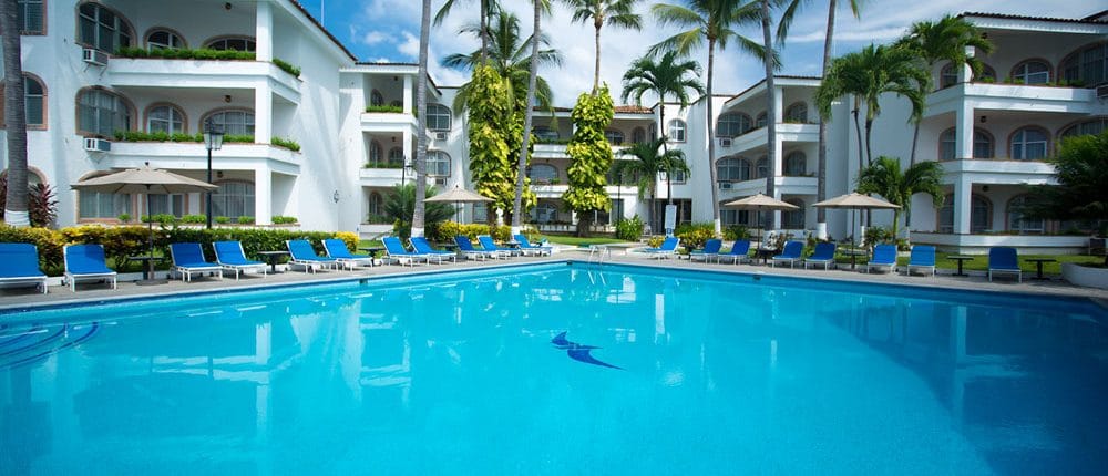 Vista_Vallarta_1 Pool at Vista Vallarta Hotel in Bucerias Riviera Nayarit Mexico
