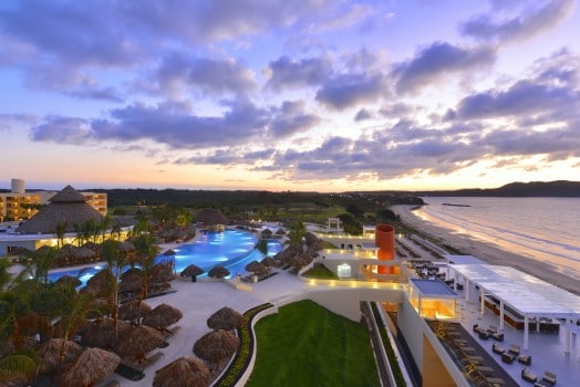 View of pool and beach from Iberostar Playa Mita in Litibu Riviera Nayarit Mexico