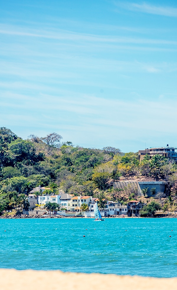 View of Bahia de Banderas in Riviera Nayarit MX